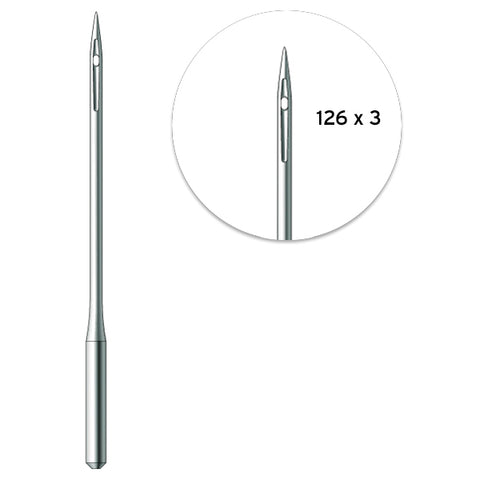 126 x 3 Groz-Beckert® Sewing Machine Needle, 10 Pack