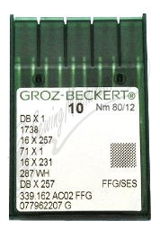 16 x 257 Groz-Beckert® Sewing Machine Needle, 10 Pack
